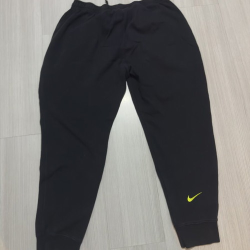 Nike pants with double green swoosh like new, XL, black
