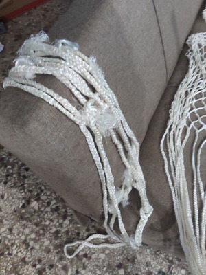 Handmade hammock from ship rope new