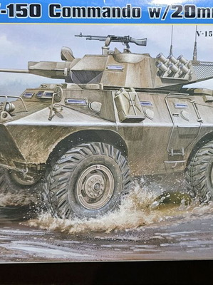 V-150 Commando with 20mm cannon new model kit