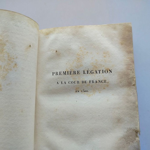 Machiavelli book "Oeuvres Completes De Machiavel" used, Paris 1824