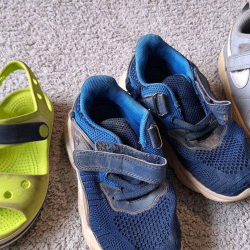 Kids shoes pack used sizes 27, 28, 10 Nike, Admiral, Crocs