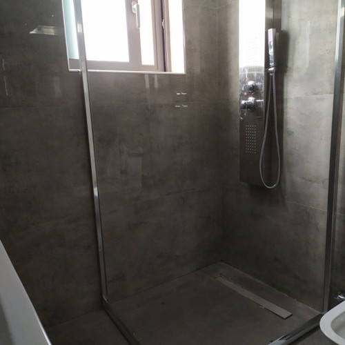 Karag shower cabin new, dimensions 90x100x180 cm, clean glass