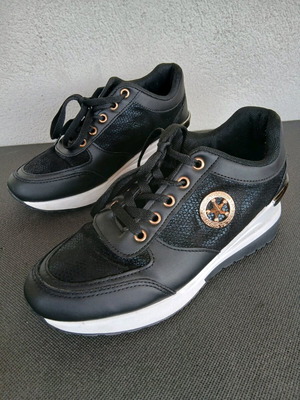 Nikol sneakers πλατφόρμα μεταχειρισμένα, μέγεθος 40, μαύρο-άσπρο