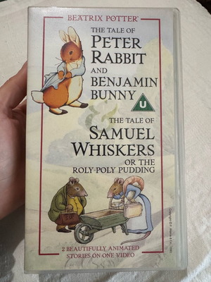 Beatrix Potter VHS tape sealed with 2 English fairy tales