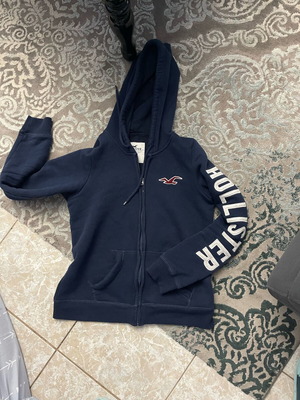 Hollister Blue Women's Jacket Small Like New