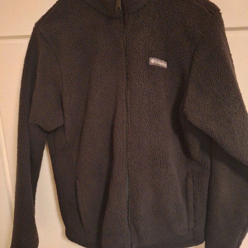 Columbia men's fleece used, black, size L