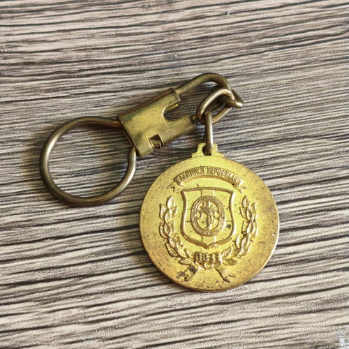Keychain 150 Years Hellenic Gendarmerie used, commemorative double-sided