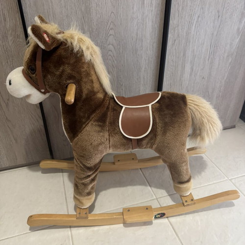 Rocking horse with sounds like new