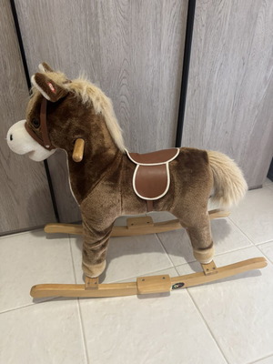 Rocking horse with sounds like new