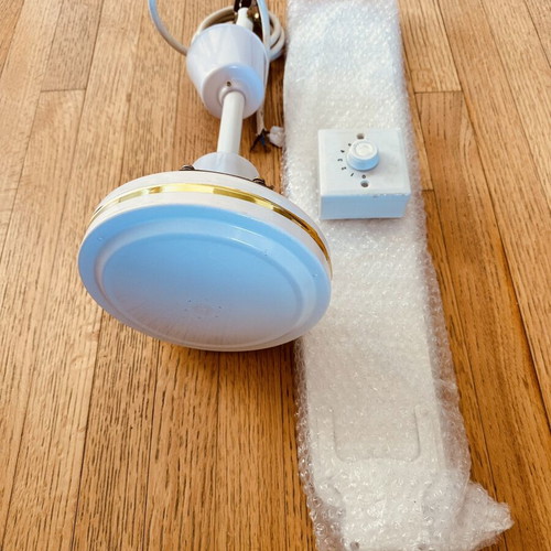 Ceiling fan 140 cm white with 6 speed settings