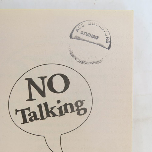 No Talking book by Andrew Clements used, in English