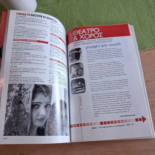 Athinorama Magazine May 2002 like new