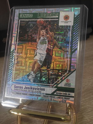 2024-25 Panini Donruss EuroLeague Basketball Press Proof Sarunas Jasikevicius card