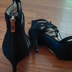 Black sandals new, size 40