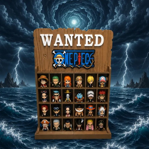 One Piece Kinder Joy stand for 24 figures