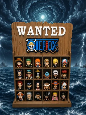 One Piece Kinder Joy stand for 24 figures