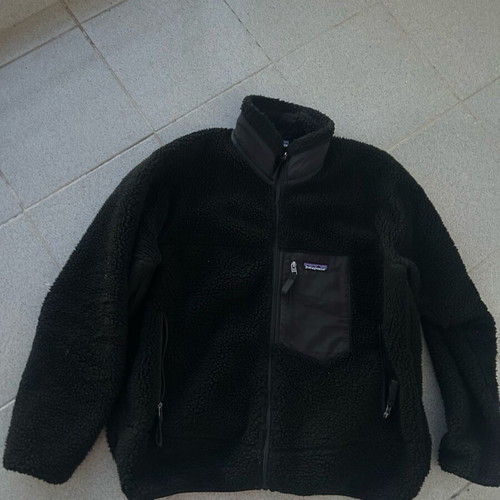 Patagonia Teddy Fleece Jacket black size XL like new