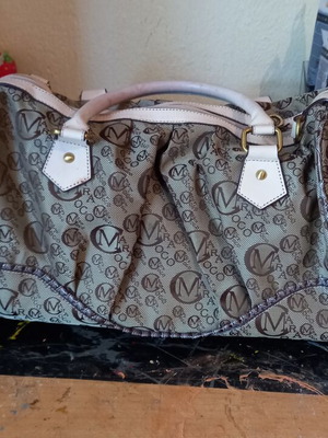 Τσάντα χειρός A To Z Greek σαν καινούργιο, μαύρο και πράσινο