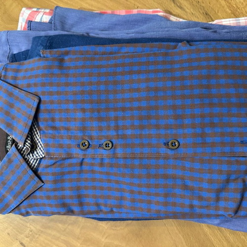 Men's shirts used, pack of 12, sizes L-XL and slim fit L