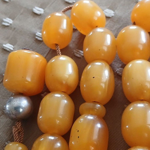 Mastic Worry Beads chatzikos10 used, old German Bakelite