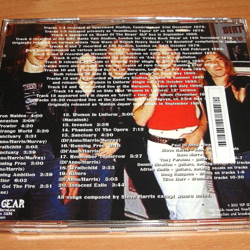 Iron Maiden The Soundhouse Tapes CD like new, metal