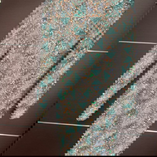 Βραδινό φόρεμα μεταχειρισμένο με πούλιες, μέγεθος medium, πολύχρωμο