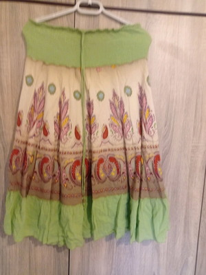 Pink Woman skirt used, comfortable, size L