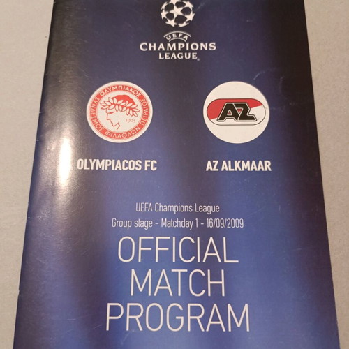 Olympiacos European programs like new, pack of 11