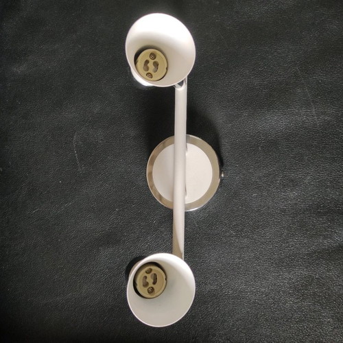 Nova Luche double spot white matte aluminum new