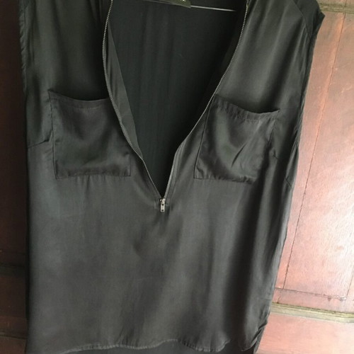 Gestuz silk top size 38/M, black