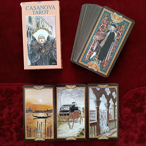 Casanova Tarot deck like new with erotic illustrations