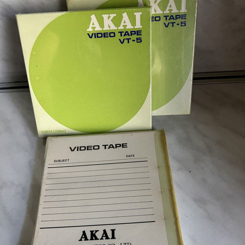 Akai 5" Magnetic Tape Pack of 3 New