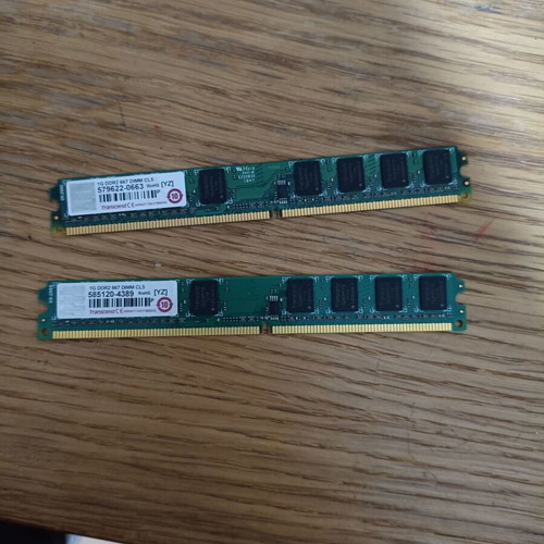 RAM memories used DDR2 and DDR3 for desktop and laptop, bundle
