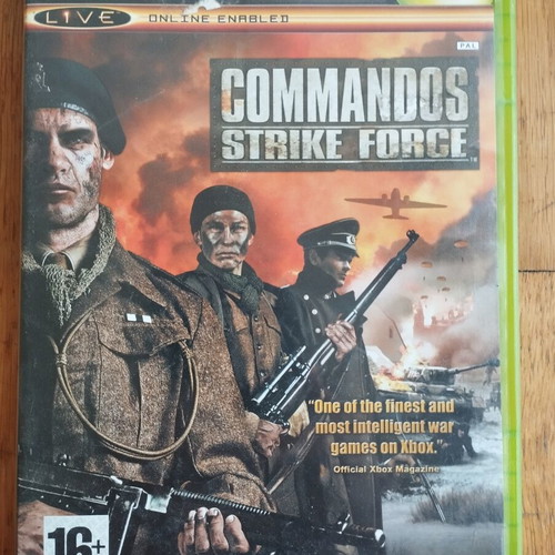 Xbox Commandos Strike Force game used, complete