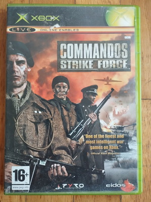 Xbox Commandos Strike Force game used, complete