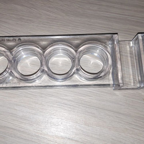 Korres Plexiglass transparent cosmetic and amenities holder used