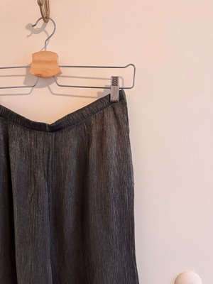 Παντελόνι Zara σε άριστη κατάσταση, μέγεθος XS, μεταλλικό πράσινο-χρυσαφί