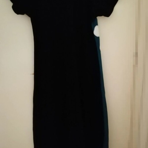 Platinum dress with appliqué designs like new, colorful