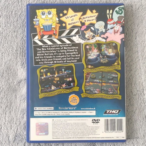 SpongeBob SquarePants Lights, Camera, Pants PS2 used