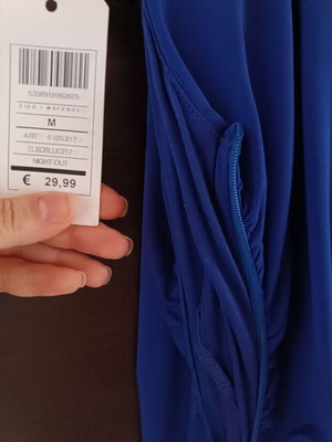 Pink Woman dress blue new size M