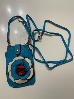 Small crossbody bag used, blue
