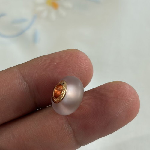 Pandora Murano pink matte charm ALE MET