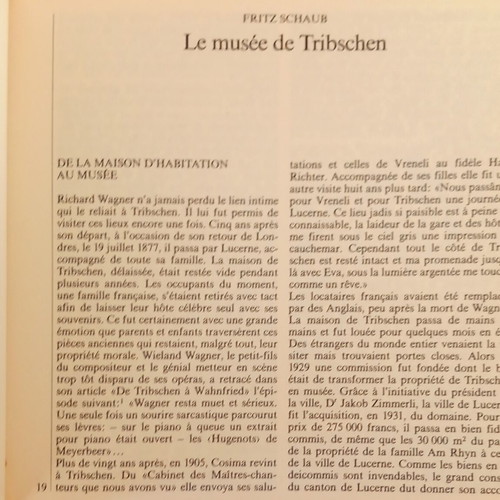 Richard Wagner book, Museum Richard, 1983