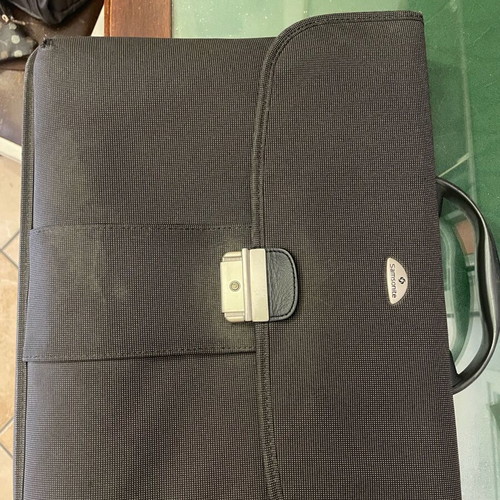 Samsonite office bag like new, gray fabric