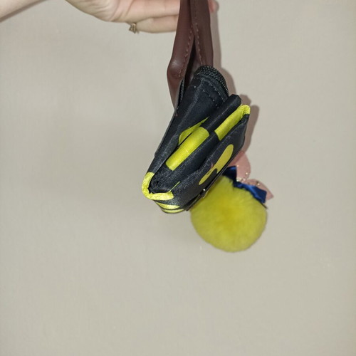 Origami Foldable Waterproof Handbag with Duck Print and Keychain like New