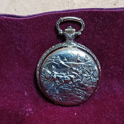 Opicin QUARTZ pocket watch like new