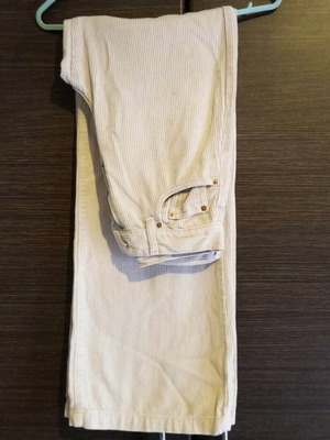 Corduroy beige pants Acne Studios like new, size XXS