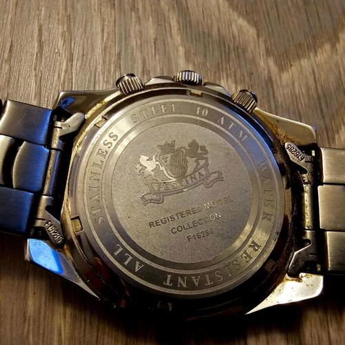 Festina F16286 men's wristwatch, black and silver