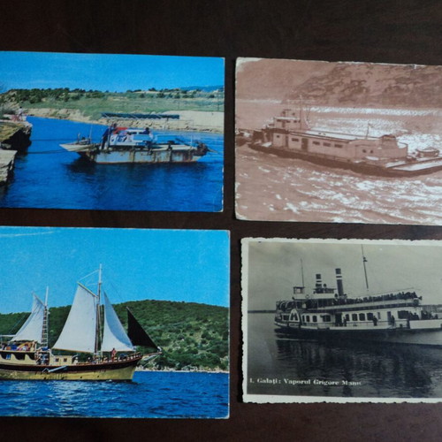 Ships of previous centuries used, pack of 10 cards