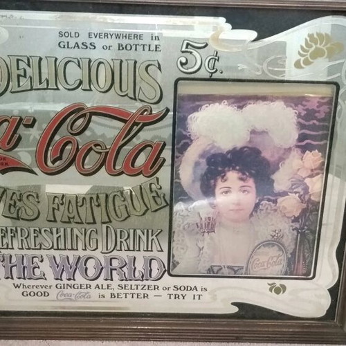 Coca-Cola Frame 1968 Like New